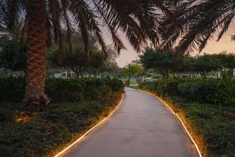 Des rubans leds extérieur en éclairage de jardin